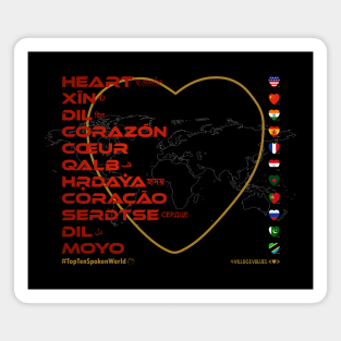 HEART: Say ¿Qué? Top Ten Spoken (World) Magnet